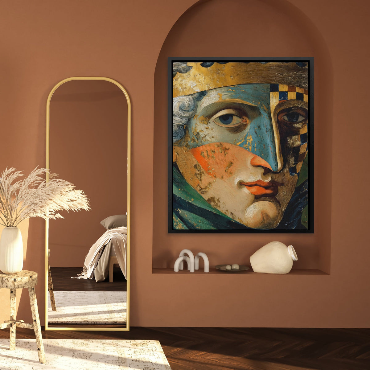 Chess King Metamorphosis - Luxury Wall Art
