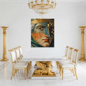Chess King Metamorphosis - Luxury Wall Art