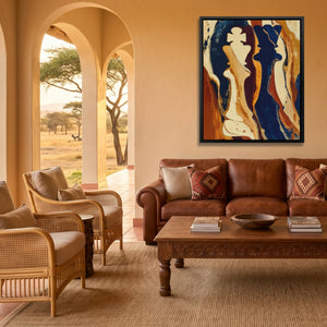 Chess Kings Silhouette - Luxury Wall Art