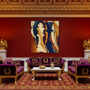 Chess Kings Silhouette - Luxury Wall Art