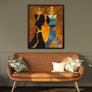 Chess Royal Standoff - Luxury Wall Art