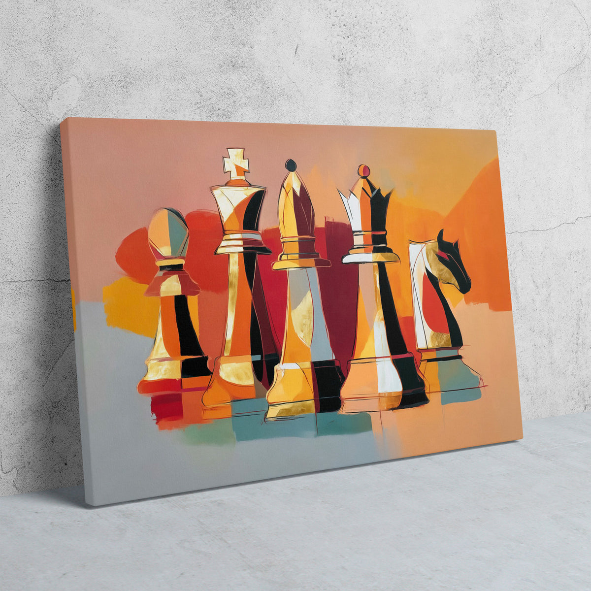 Chess Strategy Unveiled - Luxury Wall Art