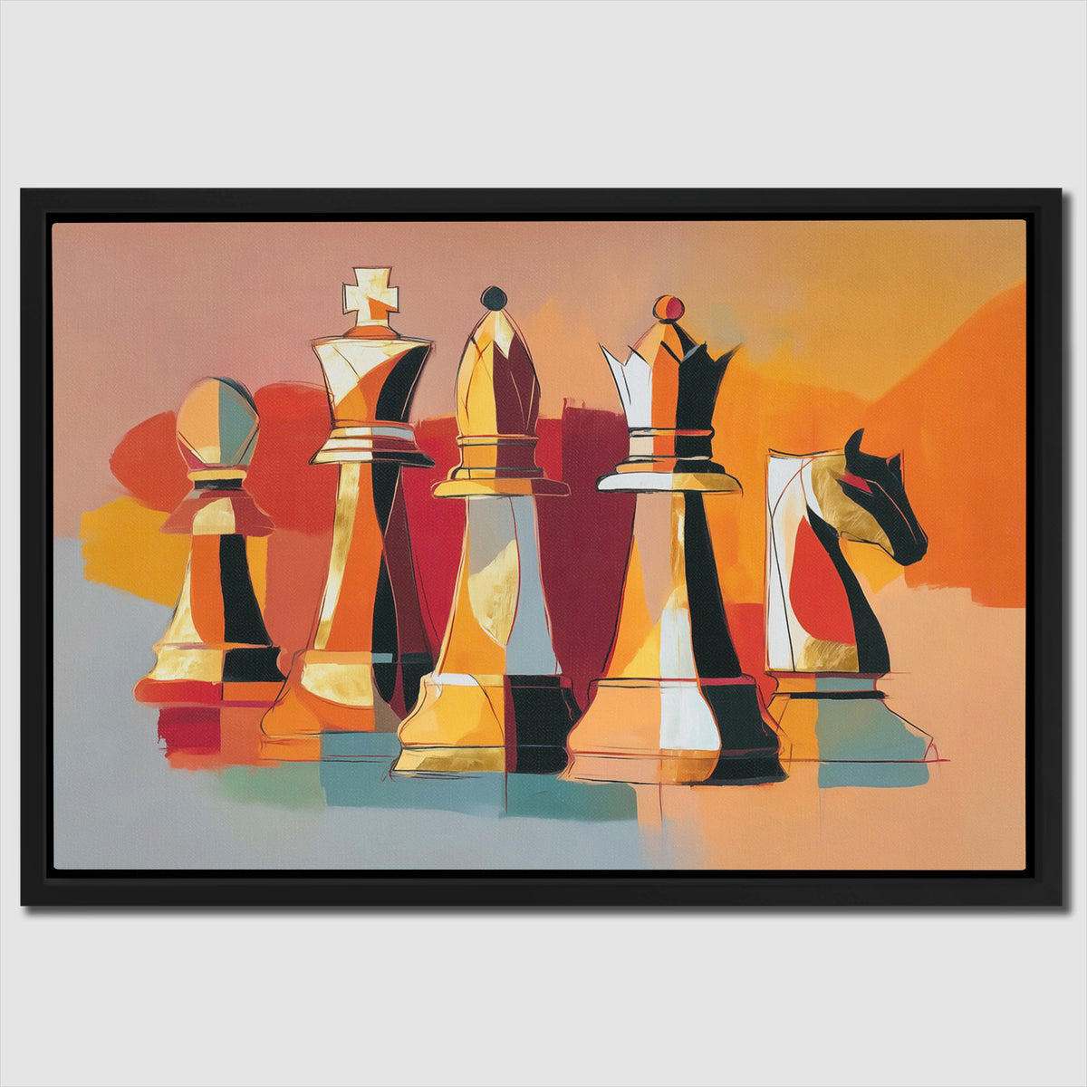 Chess Strategy Unveiled - Luxury Wall Art