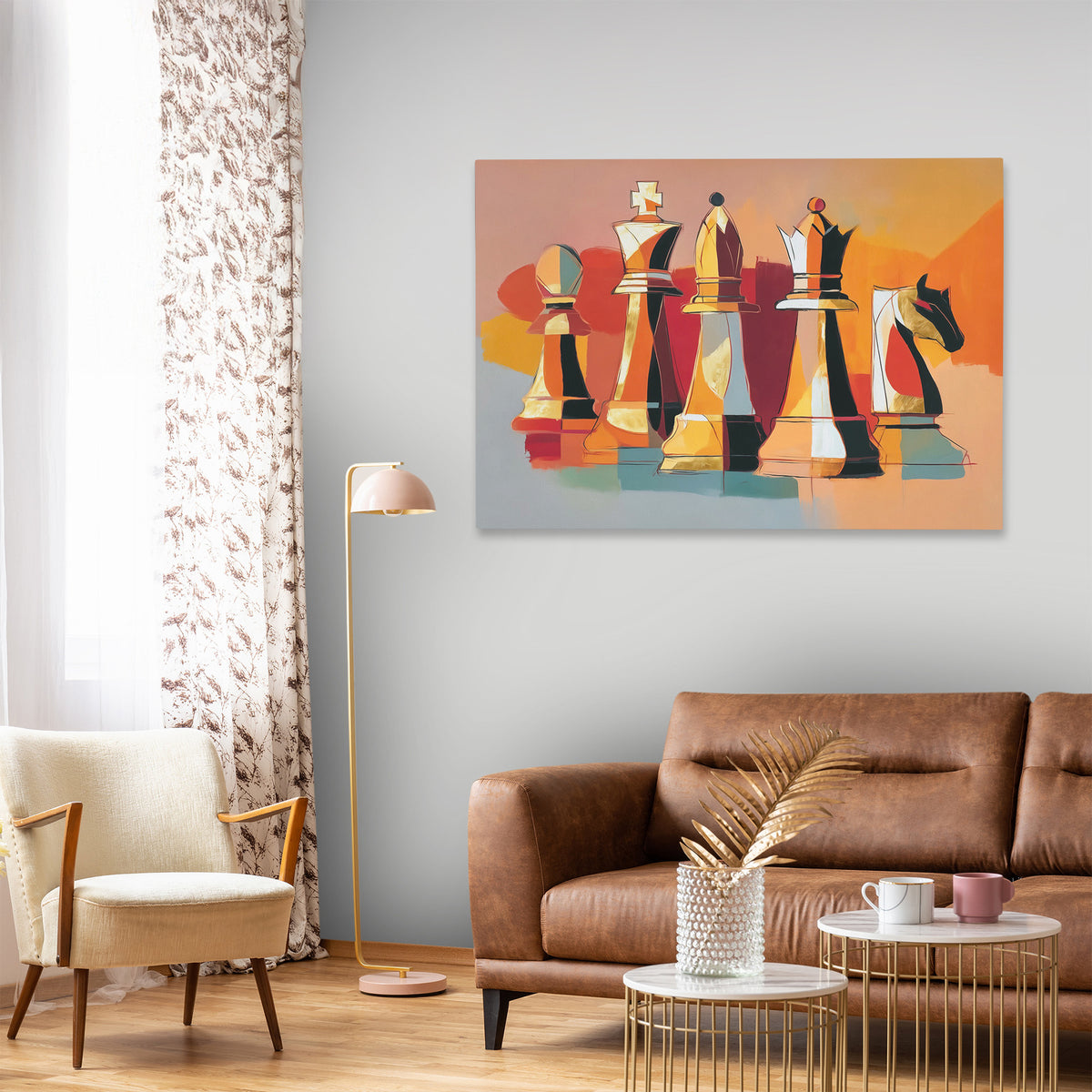 Chess Strategy Unveiled - Luxury Wall Art
