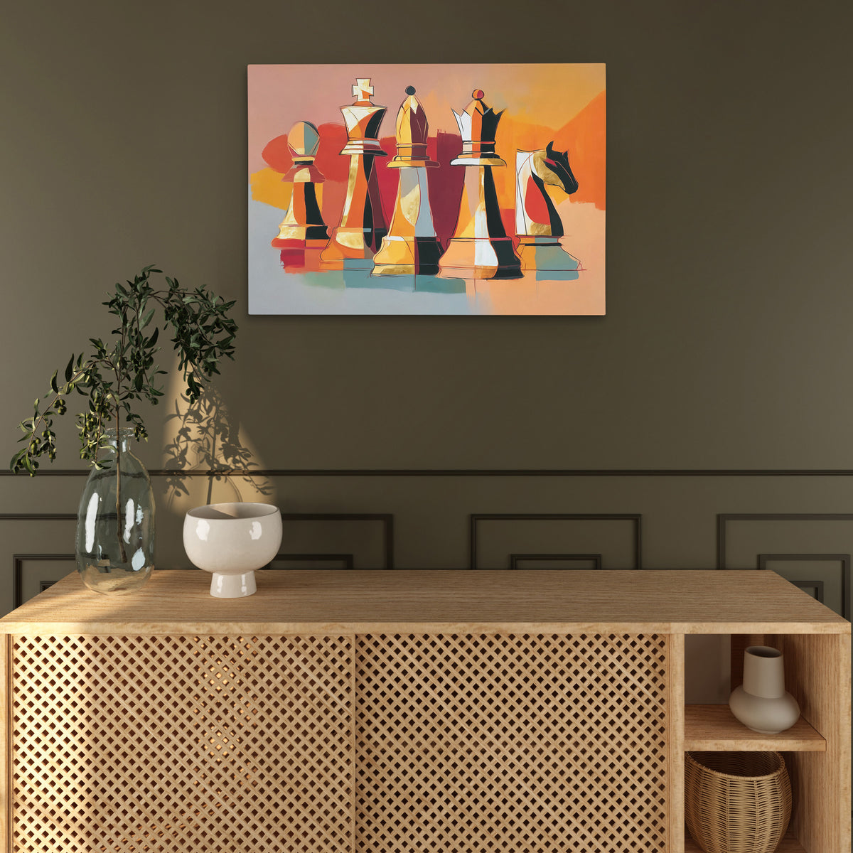 Chess Strategy Unveiled - Luxury Wall Art