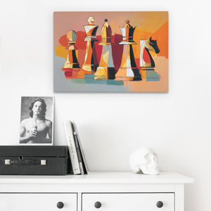 Chess Strategy Unveiled - Luxury Wall Art