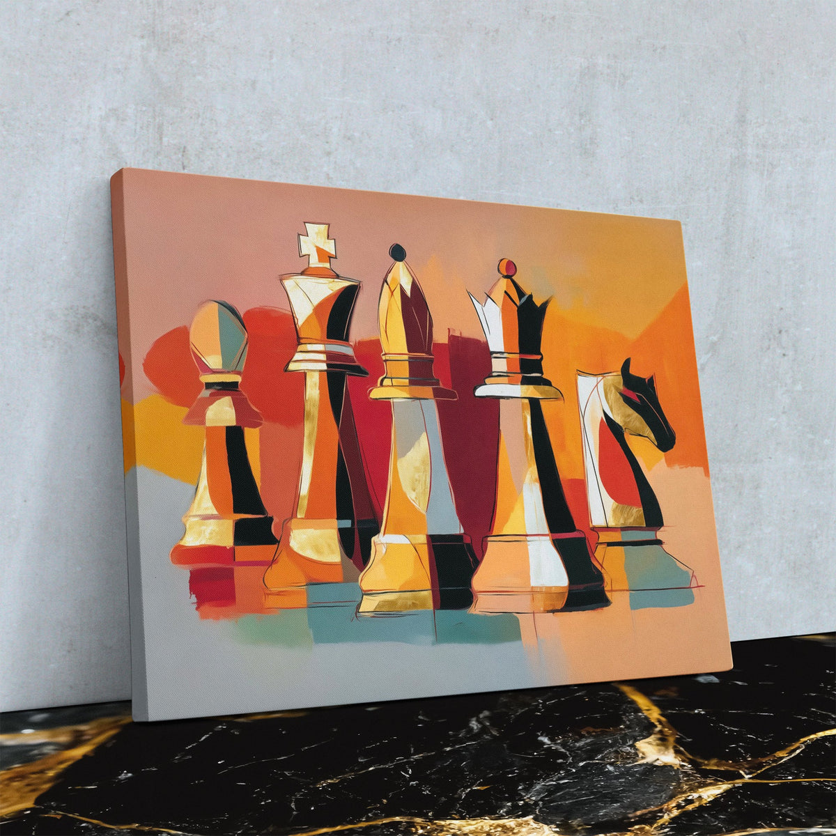 Chess Strategy Unveiled - Luxury Wall Art