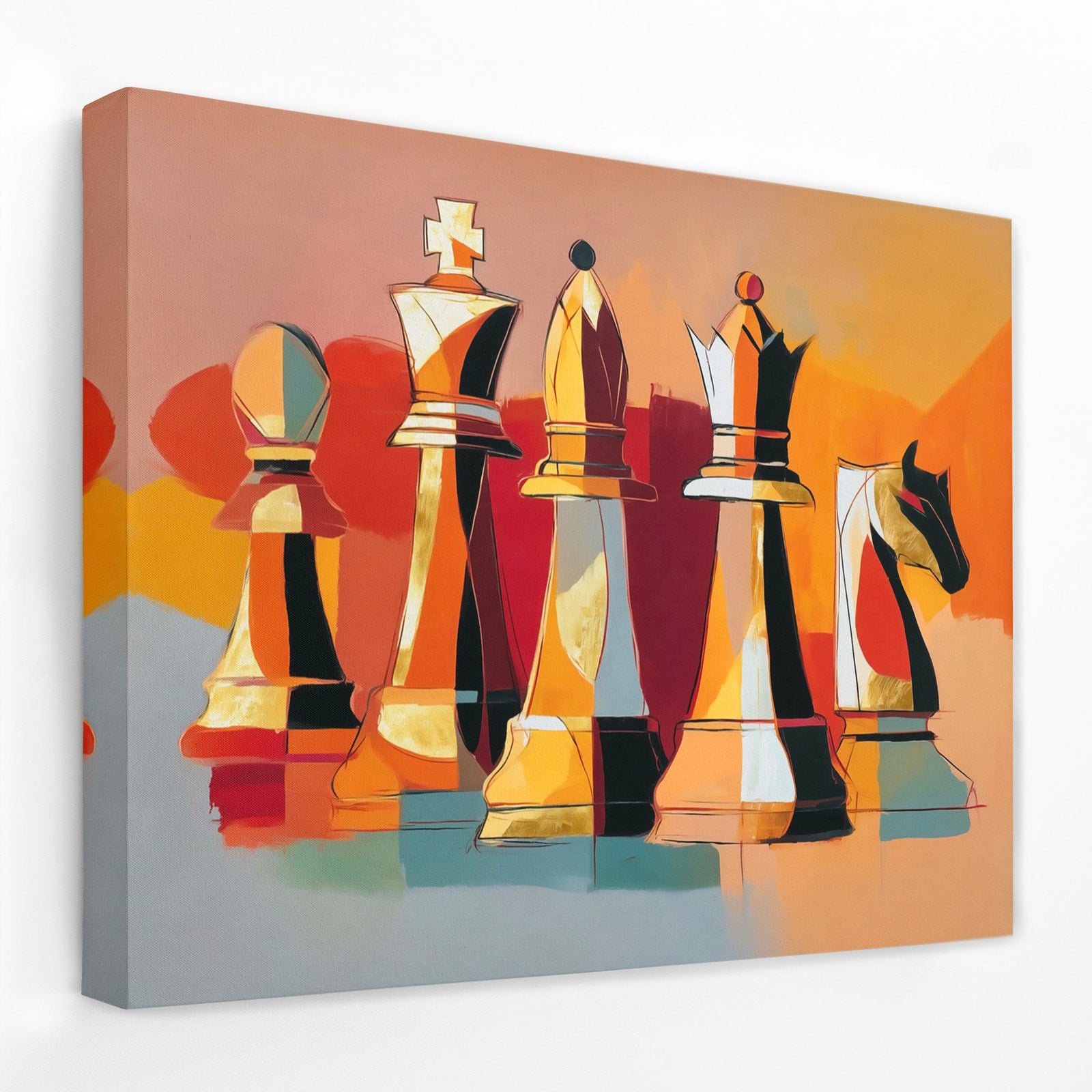 Chess Strategy Unveiled - Luxury Wall Art