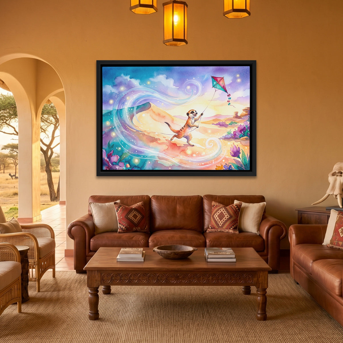 Child Kite Ascension — Child Kite Ascension Safari House Land 160