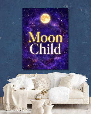 Child of the Cosmos — child of the cosmos psd navy wall white lux couch 1port flush print