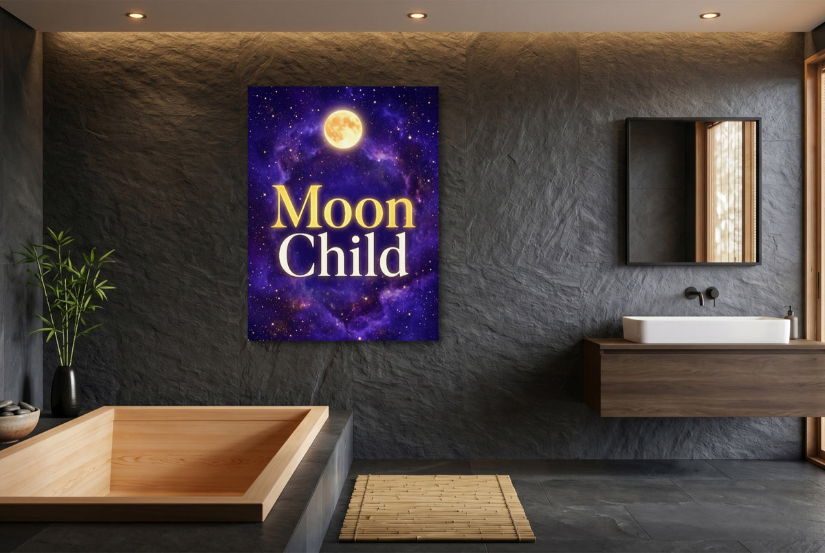 Child of the Cosmos — child of the cosmos small bathroom interior 1port flush print