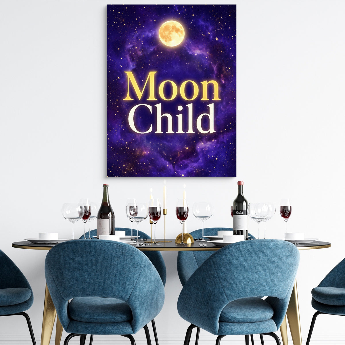 Child of the Cosmos — child of the cosmos sq dining room tables 1port flush print
