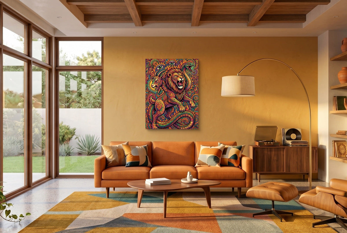Chimera Unleashed - Luxury Wall Art