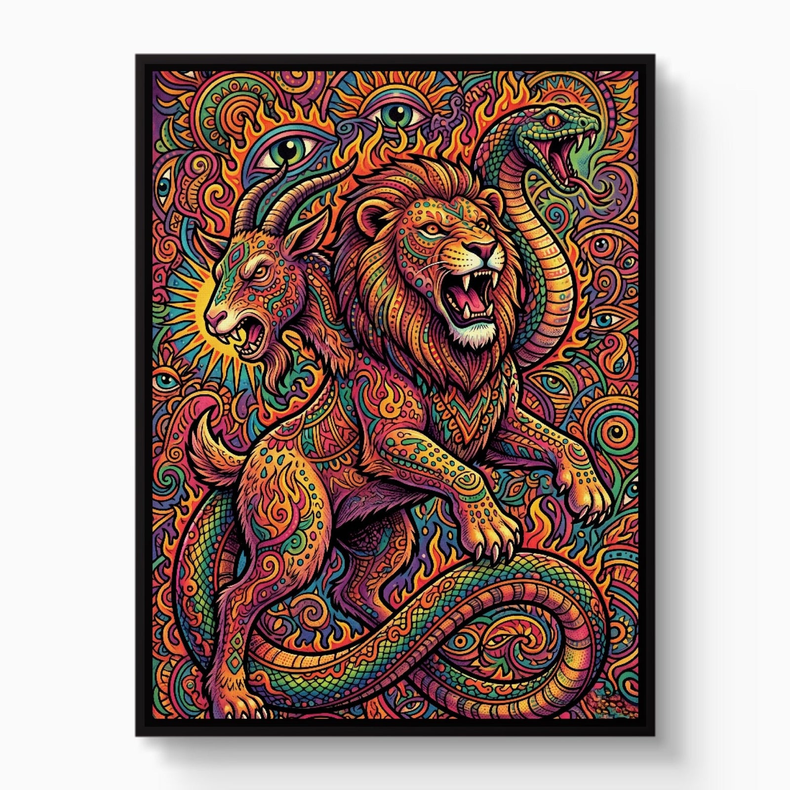 Chimera Unleashed - Luxury Wall Art