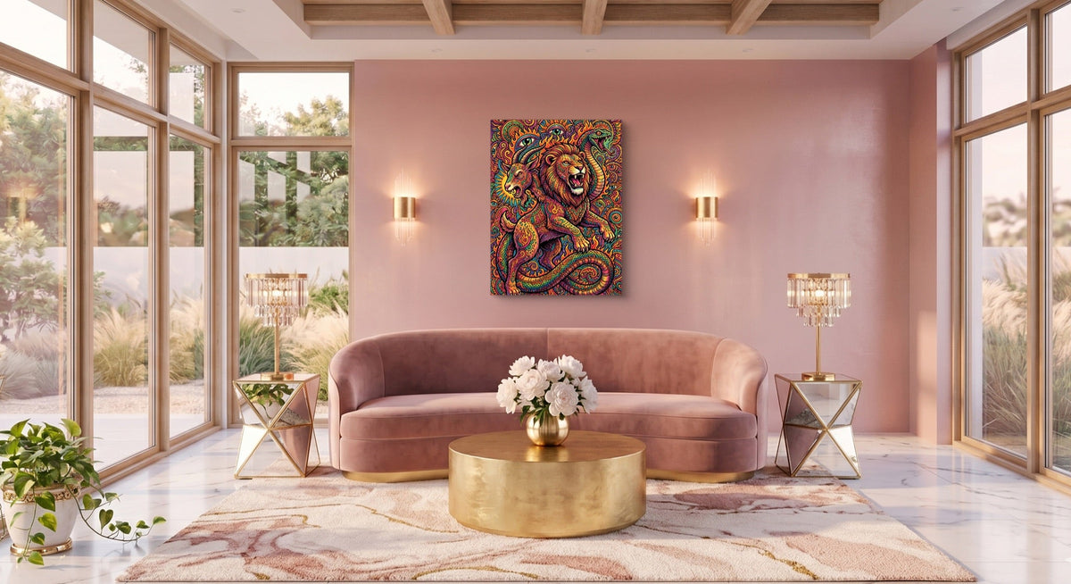 Chimera Unleashed - Luxury Wall Art