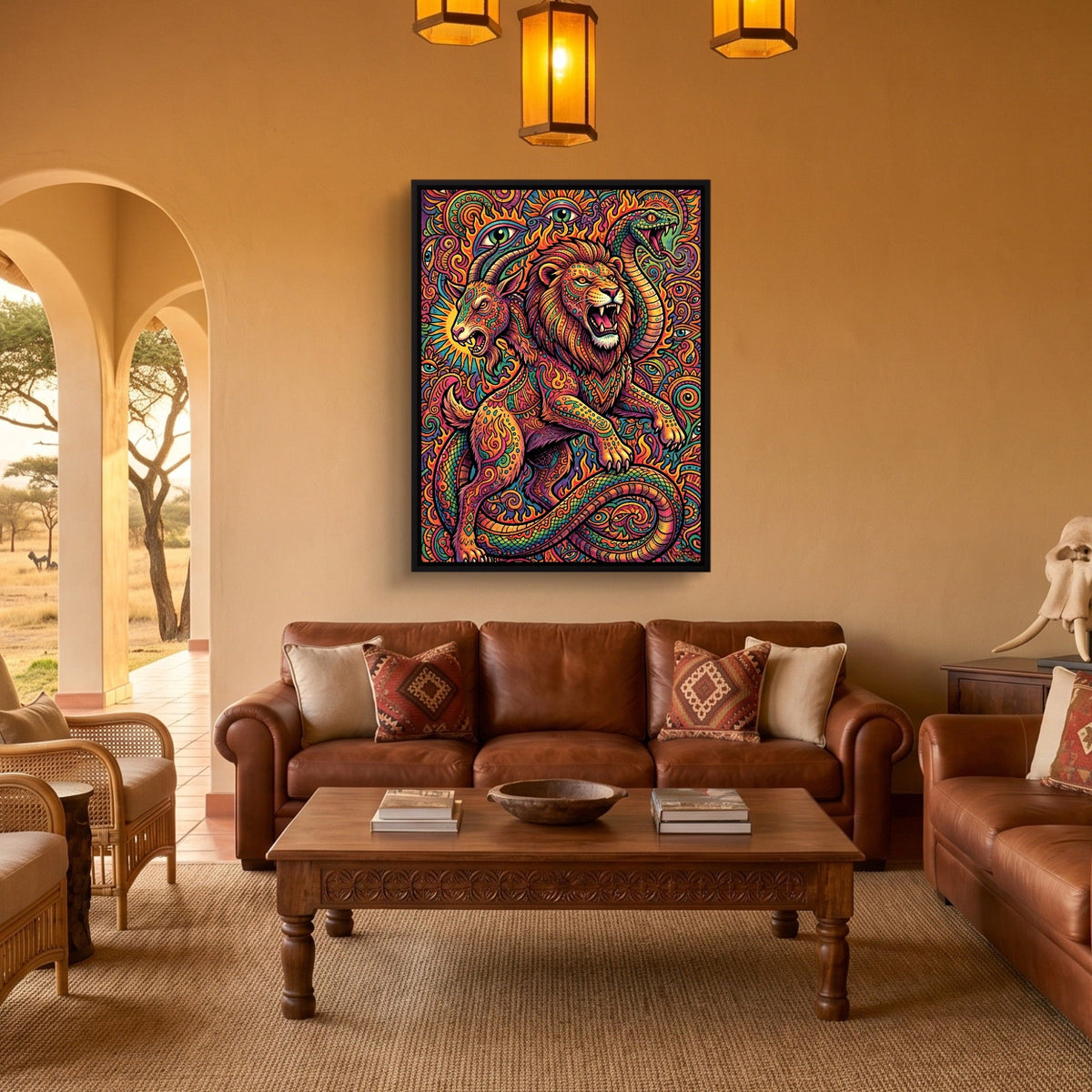 Chimera Unleashed - Luxury Wall Art