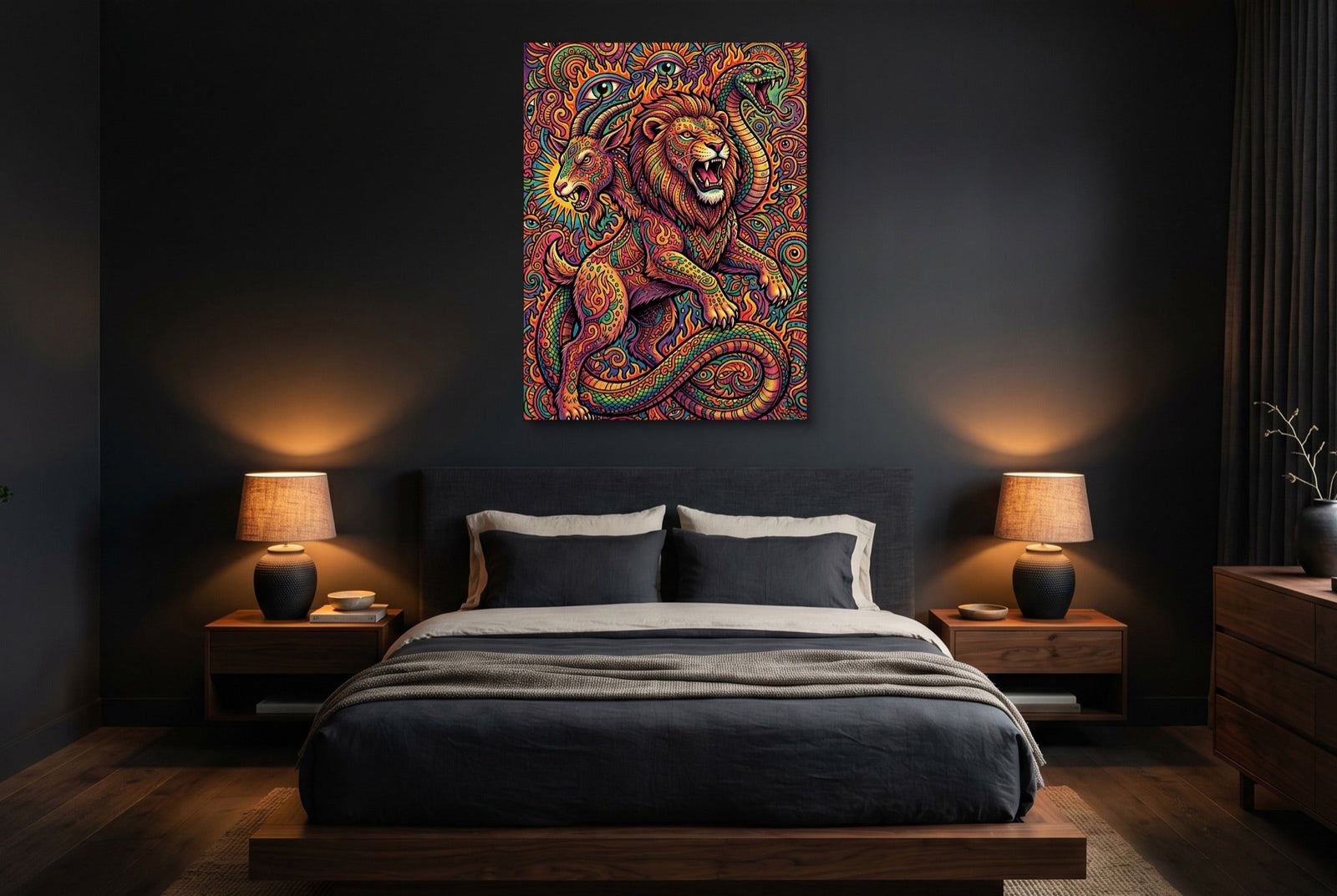 Chimera Unleashed - Luxury Wall Art