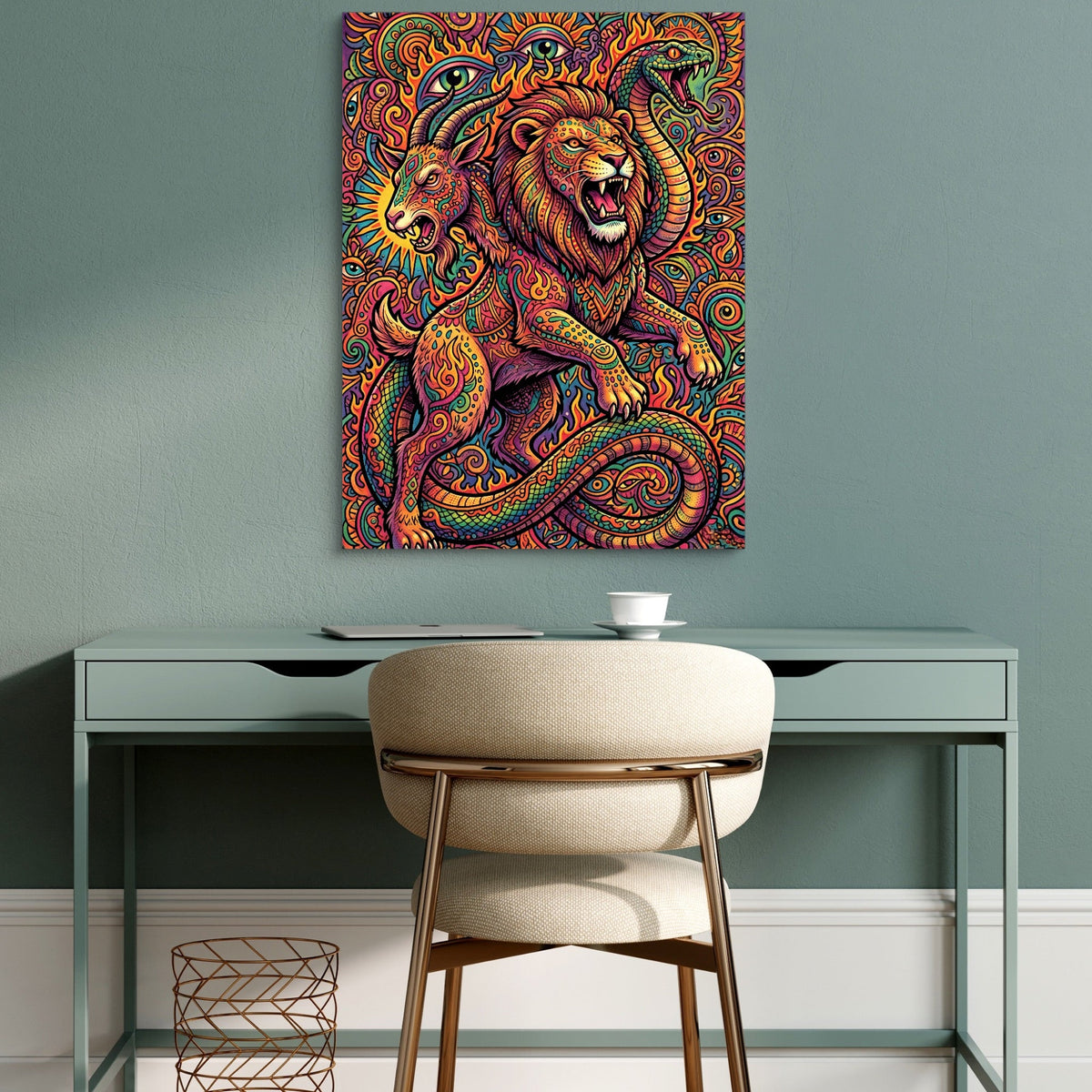 Chimera Unleashed - Luxury Wall Art
