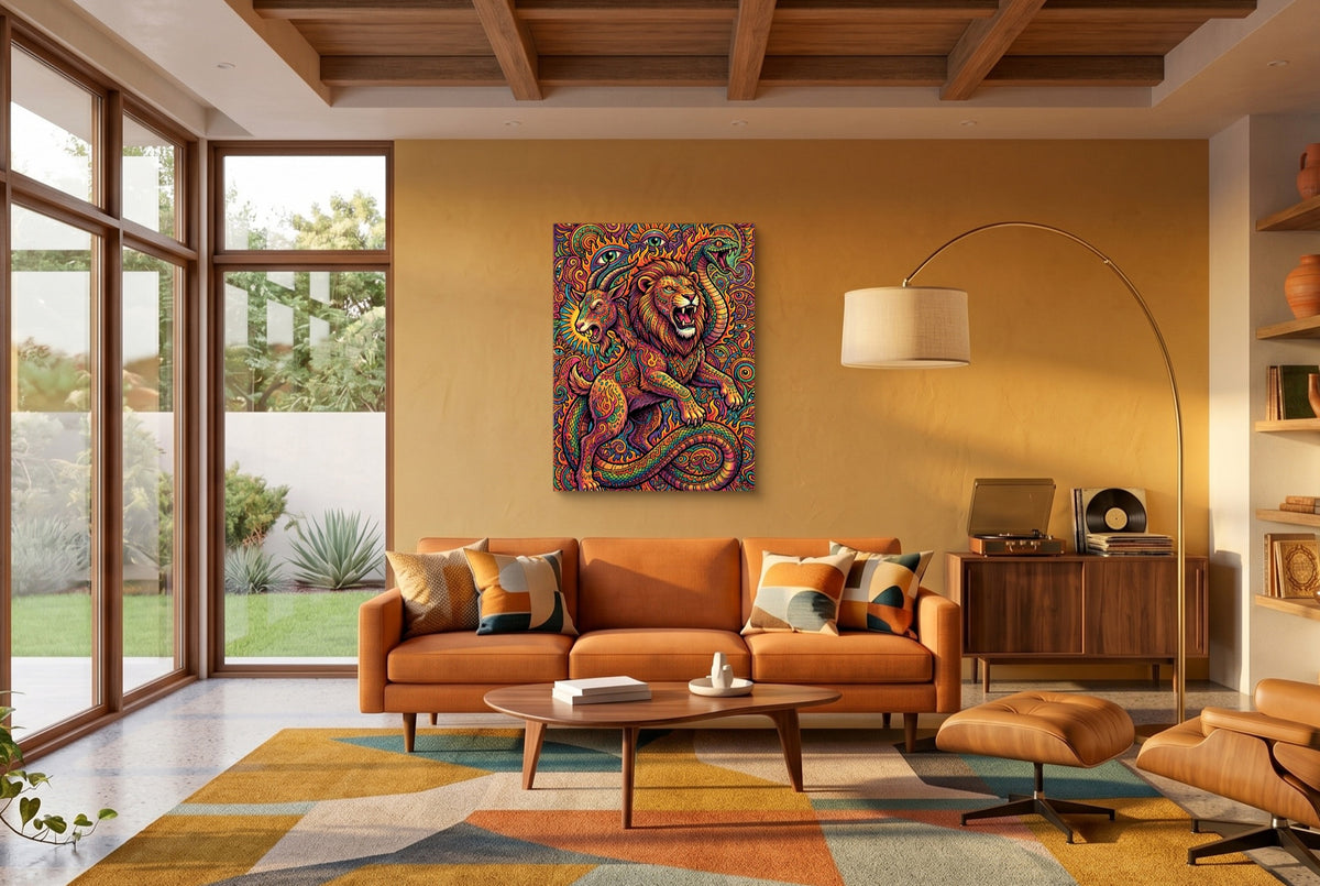 Chimera Unleashed — chimera unleashed living room interior space 1port flush print
