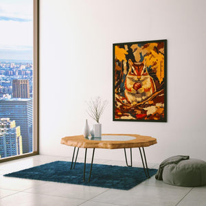 Chipmunk Nut Treasure - Luxury Wall Art