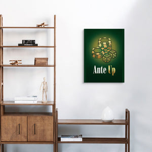 Chips Ante Up - Luxury Wall Art