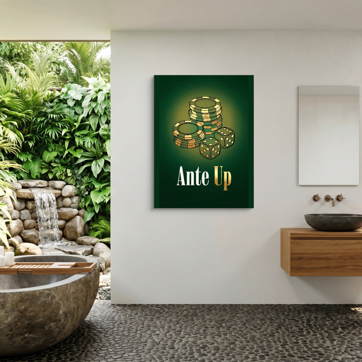 Chips Ante Up - Luxury Wall Art