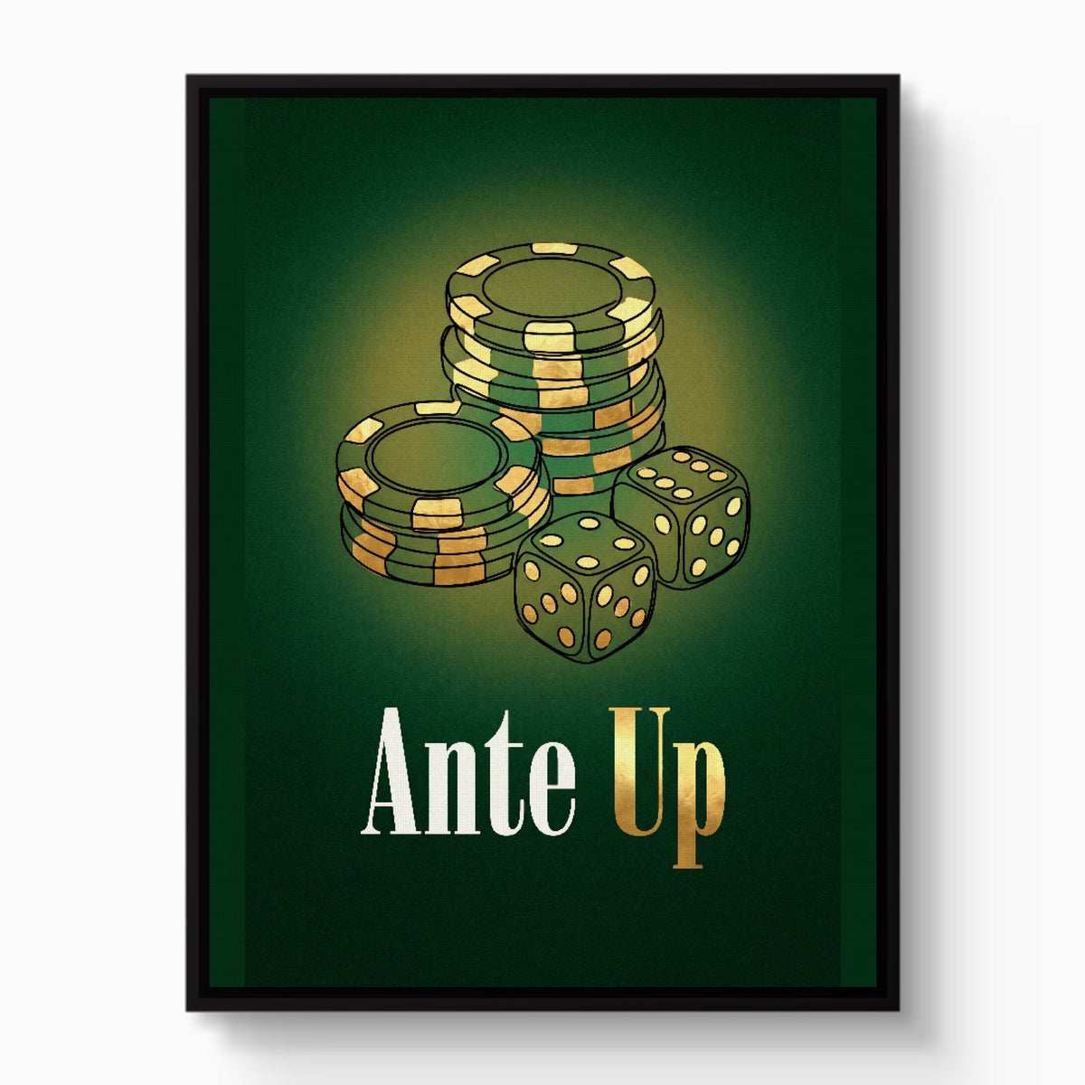 Chips Ante Up - Luxury Wall Art