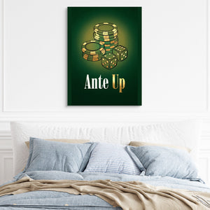 Chips Ante Up - Luxury Wall Art
