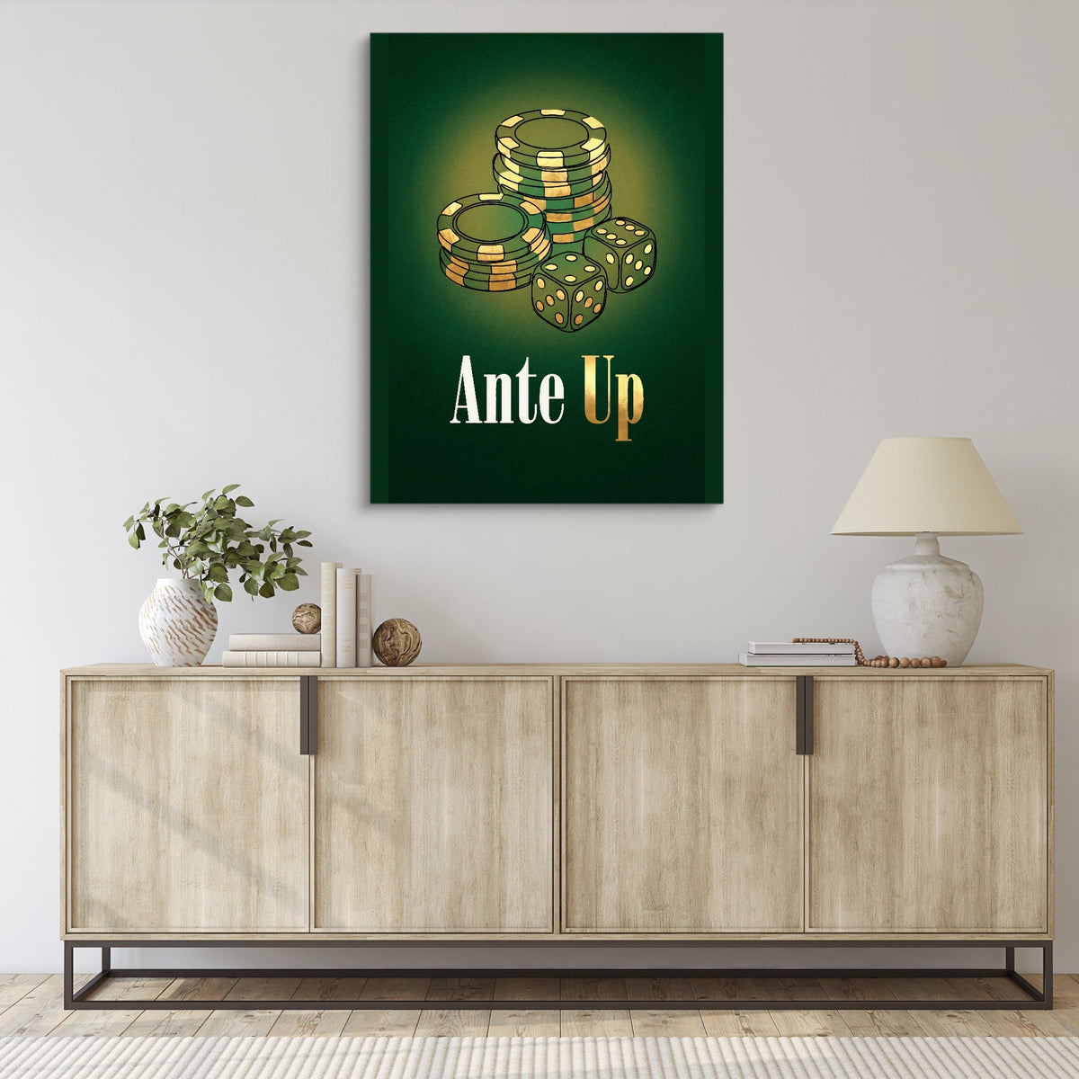 Chips Ante Up - Luxury Wall Art