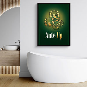 Chips Ante Up - Luxury Wall Art