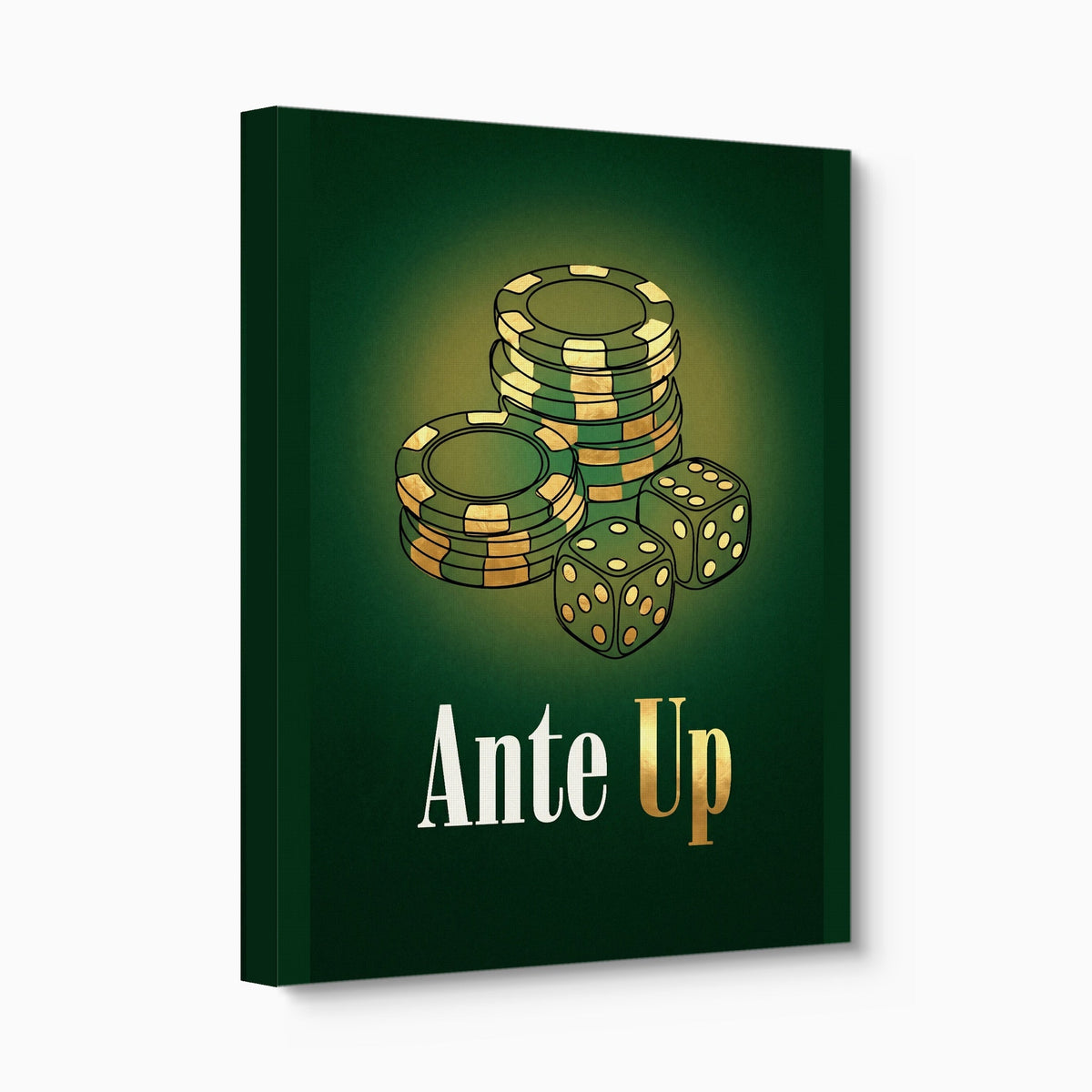 Chips Ante Up - Luxury Wall Art