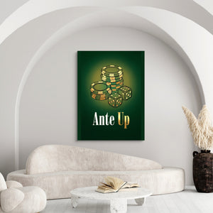 Chips Ante Up - Luxury Wall Art