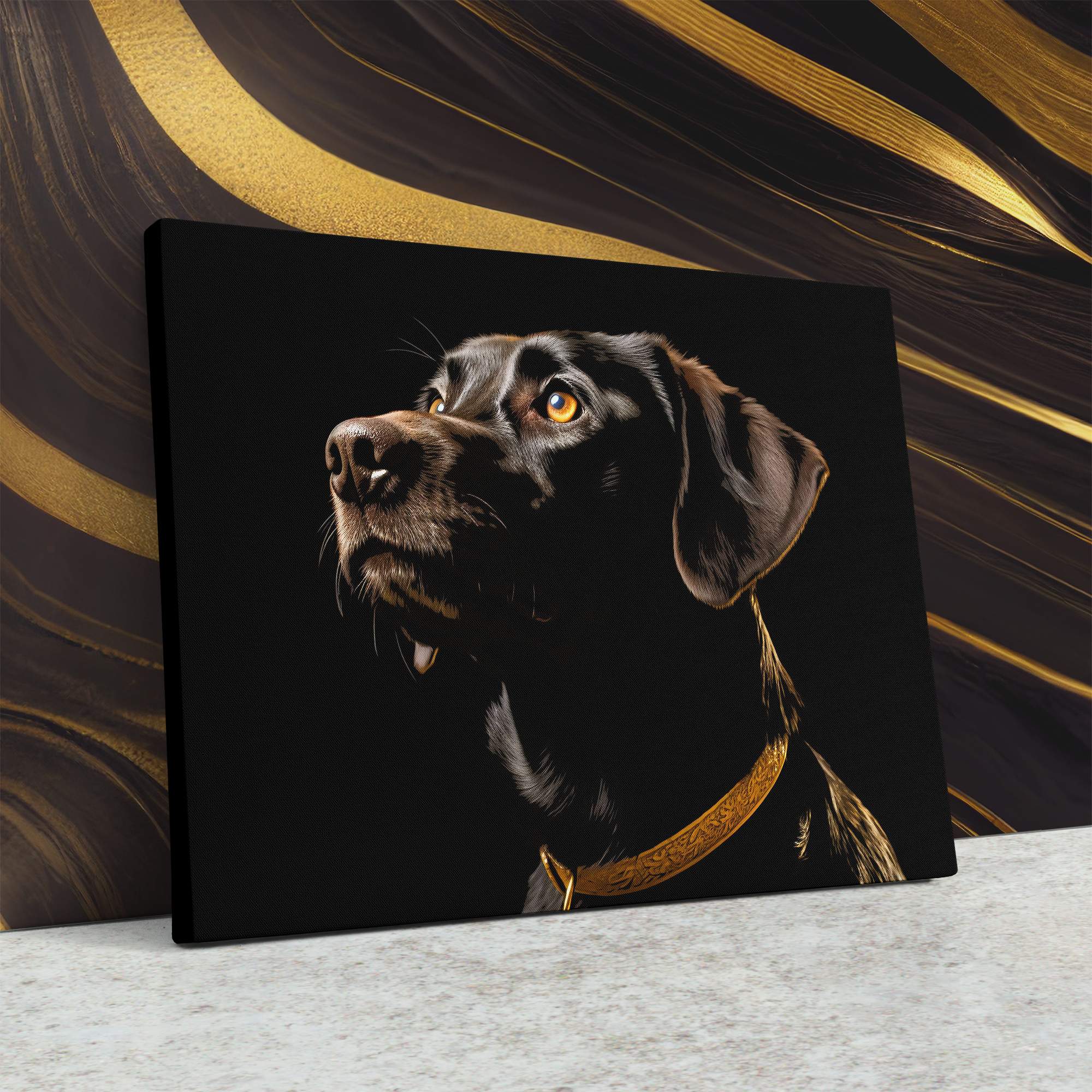 Chocolate Gaze - Luxury Wall Art