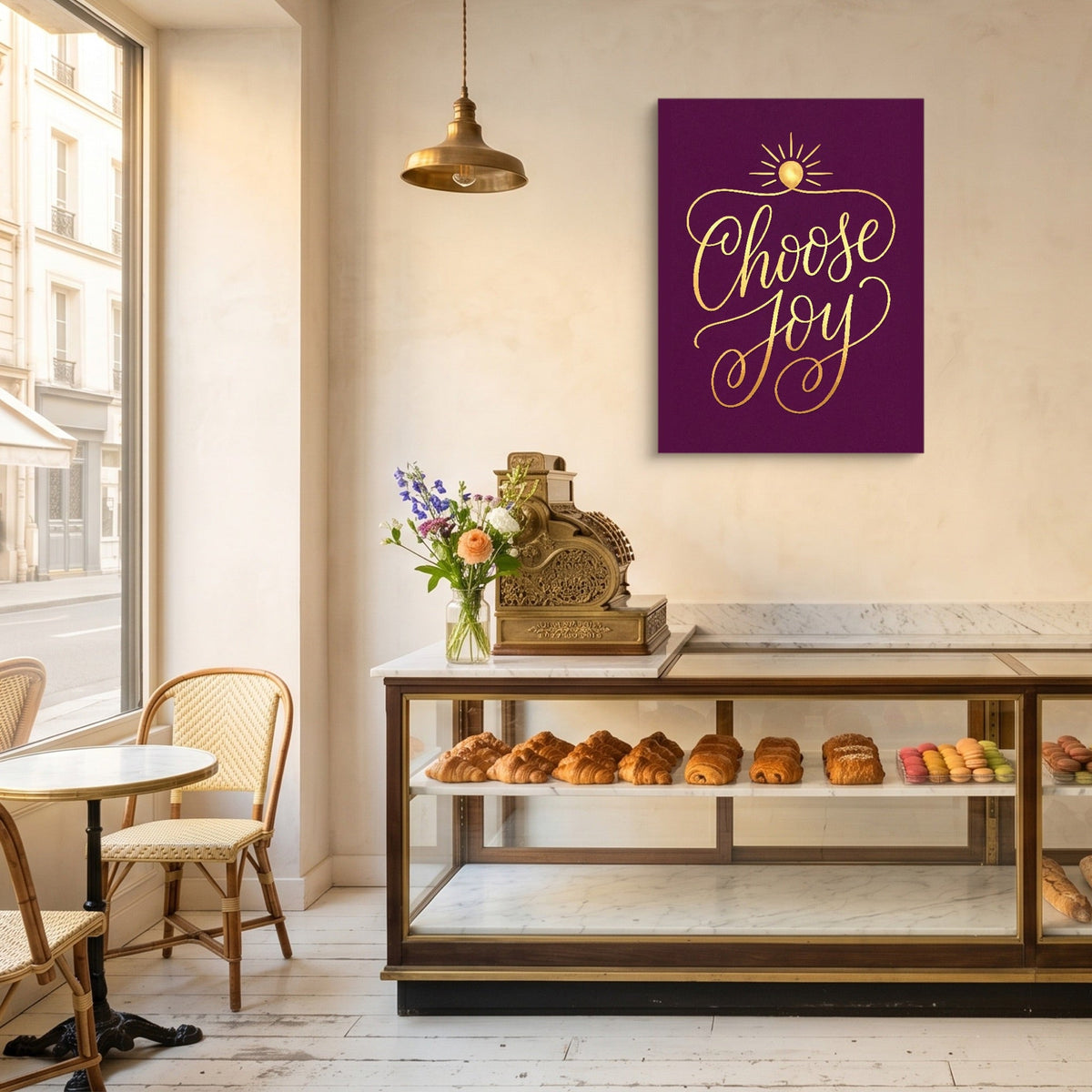 Choose Joy Gilded - Luxury Wall Art