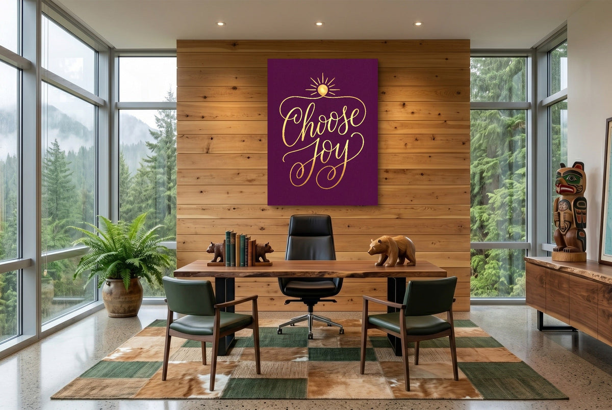 Choose Joy Gilded - Luxury Wall Art
