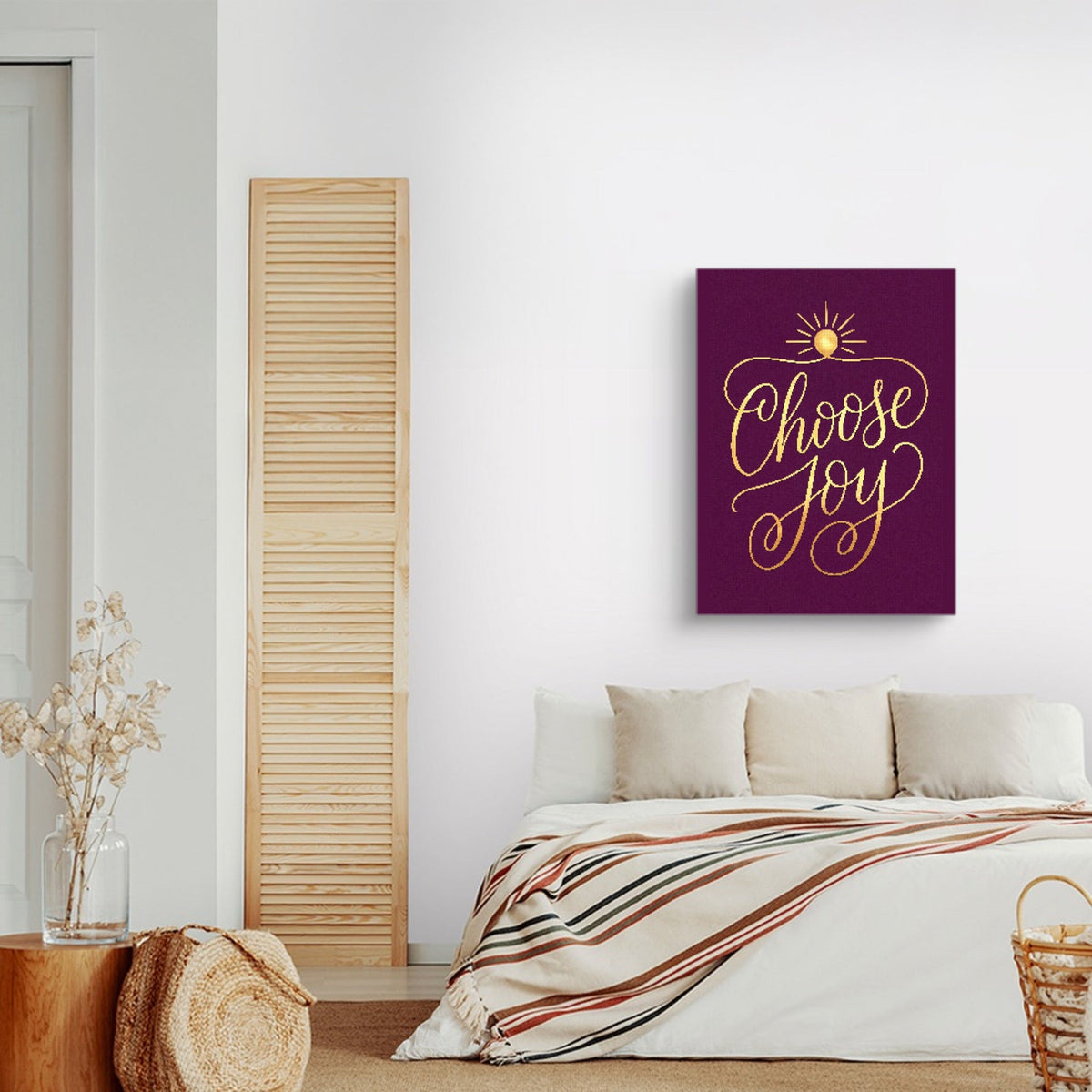 Choose Joy Gilded - Luxury Wall Art