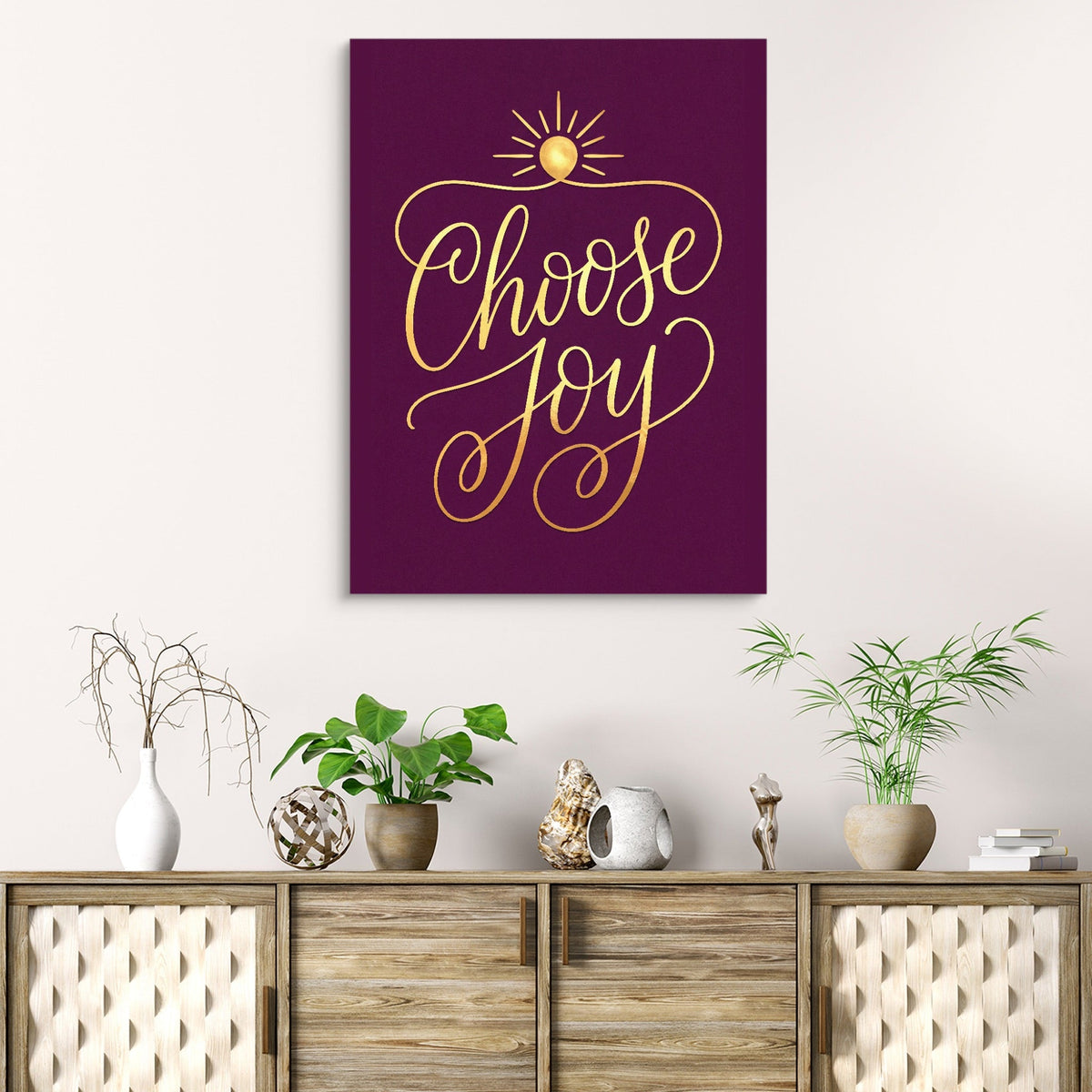 Choose Joy Gilded - Luxury Wall Art