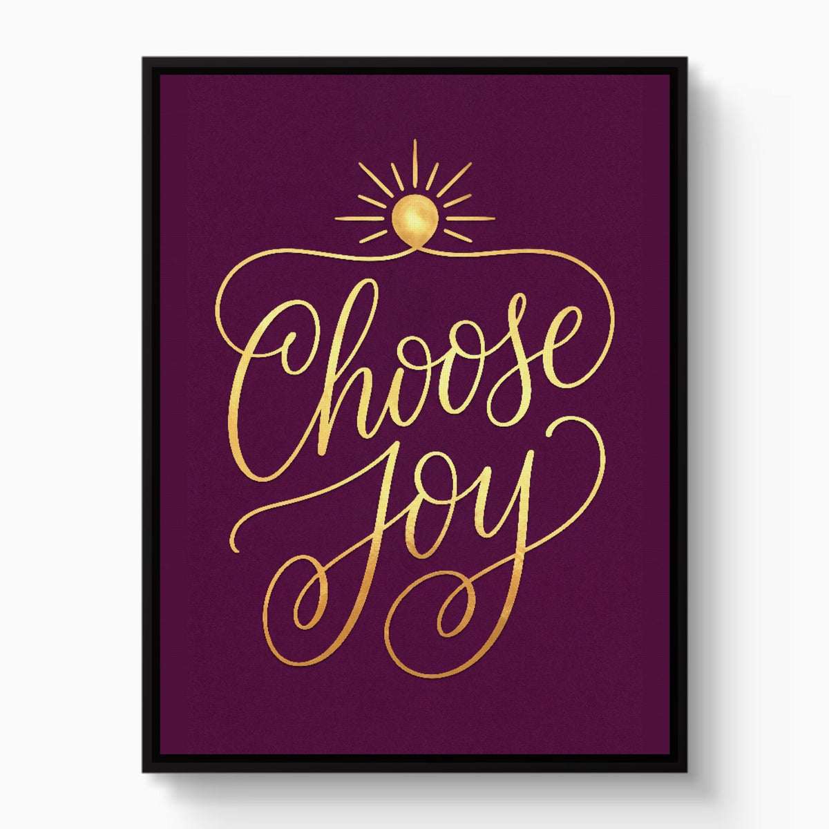 Choose Joy Gilded - Luxury Wall Art