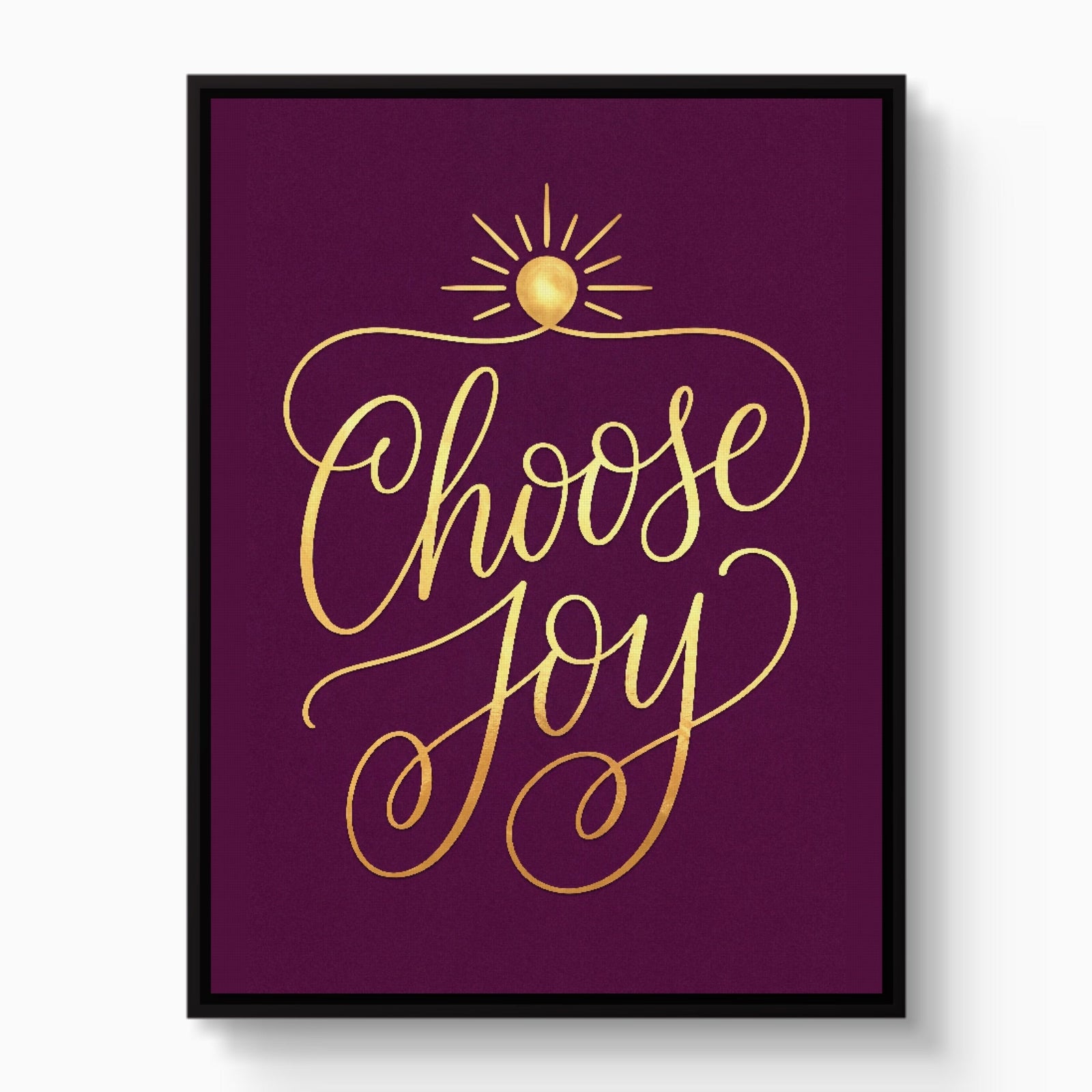 Choose Joy Gilded - Luxury Wall Art