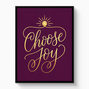 Choose Joy Gilded - Luxury Wall Art