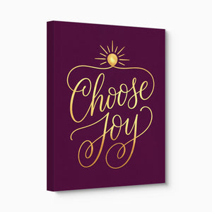 Choose Joy Gilded — choose joy gilded angled flush print