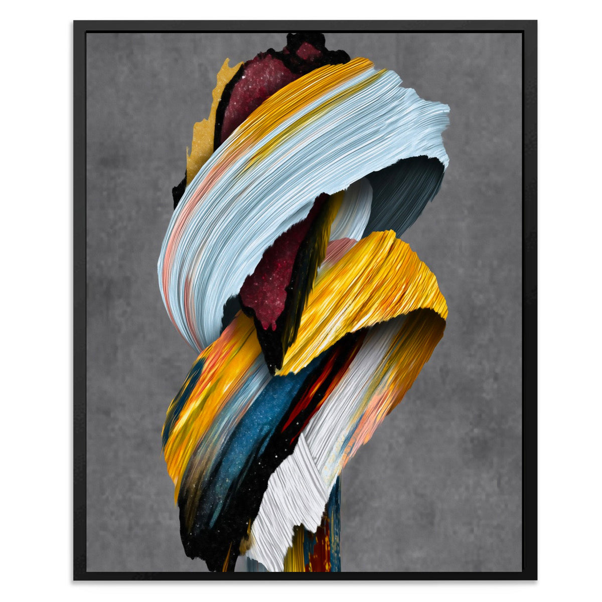 Chromatic Flow Symphony - Luxury Wall Art
