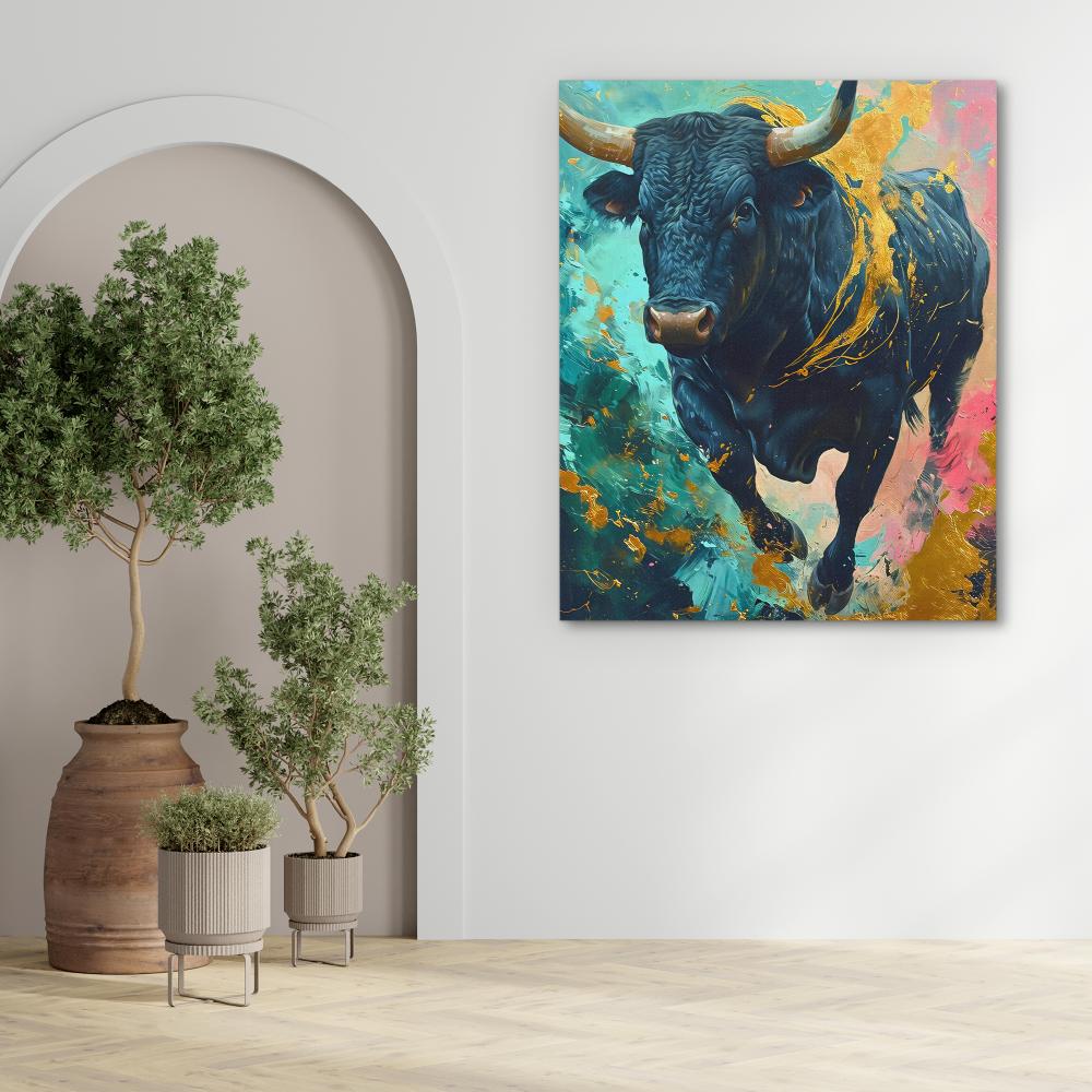 Chromatic Stampede - Luxury Wall Art