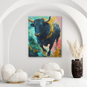 Chromatic Stampede - Luxury Wall Art