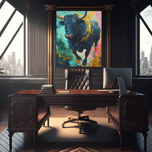 Chromatic Stampede - Luxury Wall Art