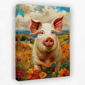Chubby Pig - Luxury Wall Art