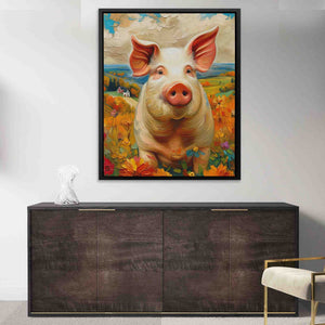 Chubby Pig - Luxury Wall Art