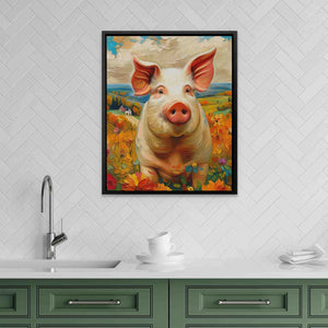 Chubby Pig - Luxury Wall Art