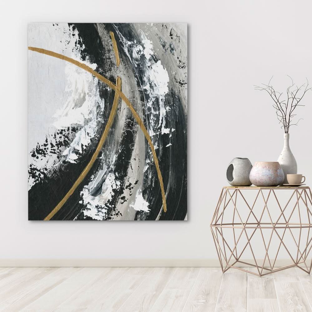 Circulation Theory - Black Canvas Print