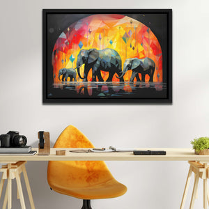 Circus Elephants - Luxury Wall Art